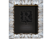 Rama projektowana KR4 | rama ręcznie rzeźbiona, pokrywana srebrem, oksydowana i patynowana |      wykończenie bazowe OX6